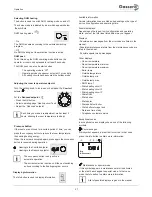 Preview for 28 page of gassero wallcon Installation, User And Service Manual