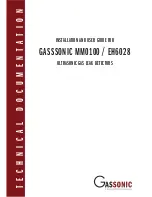 GASSONIC GASSSONIC MM0100 Installation And User Manual предпросмотр