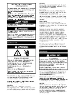 Preview for 2 page of Gast 23 Series Operation & Maintenance Manual