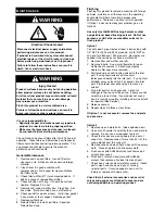 Preview for 3 page of Gast 23 Series Operation & Maintenance Manual