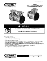 Предварительный просмотр 1 страницы Gast ROA Series Operation & Maintenance Manual