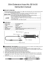 Gastec 351A-30 Instruction Manual preview