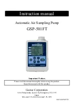 Gastec GSP-501FT Instruction Manual preview