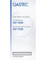 Gastec GV-100S Instruction Manual preview