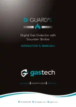 GasTech D-Guard2S Operator'S Manual preview