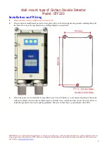 Preview for 1 page of GasTech GTF220 Manual