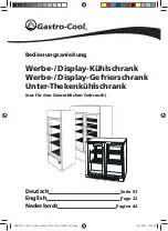 Gastro-Cool GCDC411-7BMF Instructions For Use Manual preview