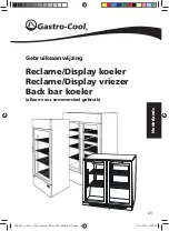 Предварительный просмотр 43 страницы Gastro-Cool GCDC411-7BMF Instructions For Use Manual