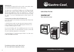 Preview for 11 page of Gastro-Cool GCKW50 Instructions For Use Manual