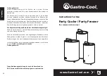 Предварительный просмотр 11 страницы Gastro-Cool GCPT40 Instructions For Use Manual