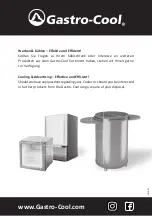 Preview for 21 page of Gastro-Cool GCPT45 Instructions For Use Manual