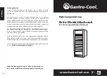 Предварительный просмотр 11 страницы Gastro-Cool GCWK220 Manual