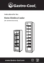 Предварительный просмотр 25 страницы Gastro-Cool Retro Slimline GCGD135 Instructions For Use Manual