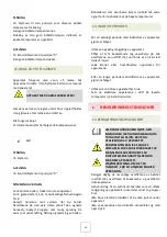 Preview for 66 page of Gastro-M 60/30 BME Installation, Use And Maintenance Manual