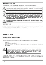 Предварительный просмотр 7 страницы Gastro-M MILAN 1 Instructions For Use And Maintenance Manual