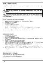 Предварительный просмотр 11 страницы Gastro-M MILAN 1 Instructions For Use And Maintenance Manual