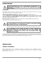 Предварительный просмотр 12 страницы Gastro-M MILAN 1 Instructions For Use And Maintenance Manual