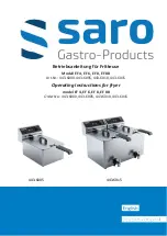 Preview for 1 page of Gastro saro EF 4 Operating Instructions Manual