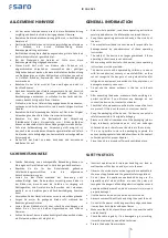 Preview for 5 page of Gastro saro EVA Operating Instructions Manual