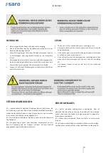 Preview for 9 page of Gastro saro EVA Operating Instructions Manual