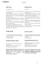 Preview for 3 page of Gastro saro GTK425 Operating Instructions Manual