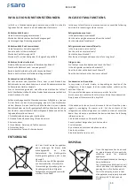 Preview for 13 page of Gastro saro GTK425 Operating Instructions Manual