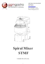 Gastro STMF120 User Manual preview