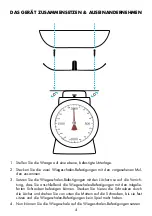 Предварительный просмотр 4 страницы Gastroback 30102 CLASSIC WAAGE Operating Instructions Manual