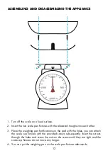 Preview for 12 page of Gastroback 30102 CLASSIC WAAGE Operating Instructions Manual