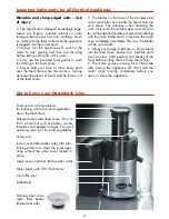 Preview for 5 page of Gastroback 40123 Instructions For Use Manual