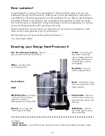 Preview for 3 page of Gastroback 40963 DesignFood Processor S Operating Instructions Manual