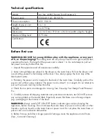 Preview for 8 page of Gastroback 40963 DesignFood Processor S Operating Instructions Manual