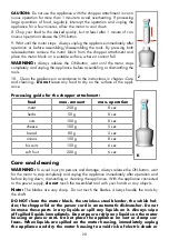 Предварительный просмотр 28 страницы Gastroback 40974 User Manual