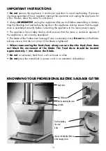 Preview for 13 page of Gastroback 41399 Operating Instructions Manual