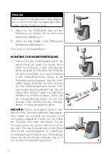 Preview for 16 page of Gastroback 41403 Operating Instructions Manual