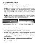 Preview for 2 page of Gastroback 41600 Operating Instructions Manual