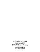 Preview for 12 page of Gastroback 41600 Operating Instructions Manual