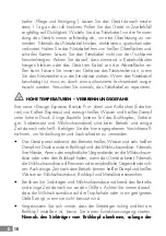 Предварительный просмотр 10 страницы Gastroback 42616 Manual