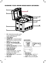 Preview for 4 page of Gastroback Design Automatic Bread Maker Advanced Operating Instructions Manual