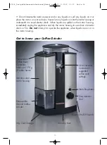 Preview for 6 page of Gastroback Design Coffee Grinder Advanced Operating Instructions Manual