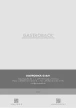 Предварительный просмотр 19 страницы Gastroback DESIGN ESPRESSO ADVANCED DUO Instruction Manual