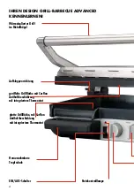 Preview for 4 page of Gastroback Design Grill-Barbecue Advanced Operating Instructions Manual