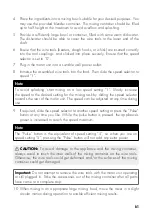 Preview for 61 page of Gastroback Design Handmixer Pro Operating Instructions Manual