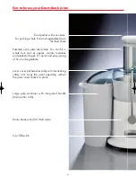 Preview for 6 page of Gastroback DESIGN JUICER BASIC Instructions For Use And Recipes