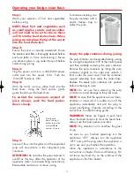 Предварительный просмотр 11 страницы Gastroback DESIGN JUICER BASIC Instructions For Use And Recipes
