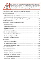 Preview for 2 page of Gastroback Design Juicer Professional Operating Instructions Manual