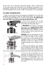 Предварительный просмотр 22 страницы Gastroback Design Juicer Professional Operating Instructions Manual