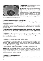 Предварительный просмотр 64 страницы Gastroback Design Juicer Professional Operating Instructions Manual