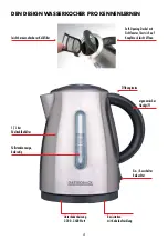 Preview for 4 page of Gastroback Design Kettle Pro Operating Instructions Manual