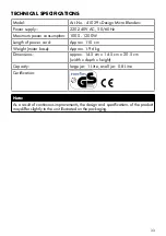 Preview for 9 page of Gastroback DESIGN MICRO BLENDER Operating Instructions Manual